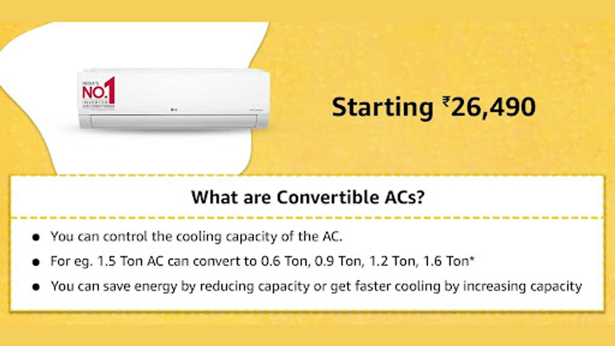 Here is a list of 1.5-ton Air Conditioners available on Amazon’s Convertible Fest  | DigitHere is a list of 1.5-ton Air Conditioners available on Amazon’s Convertible Fest  | Digit