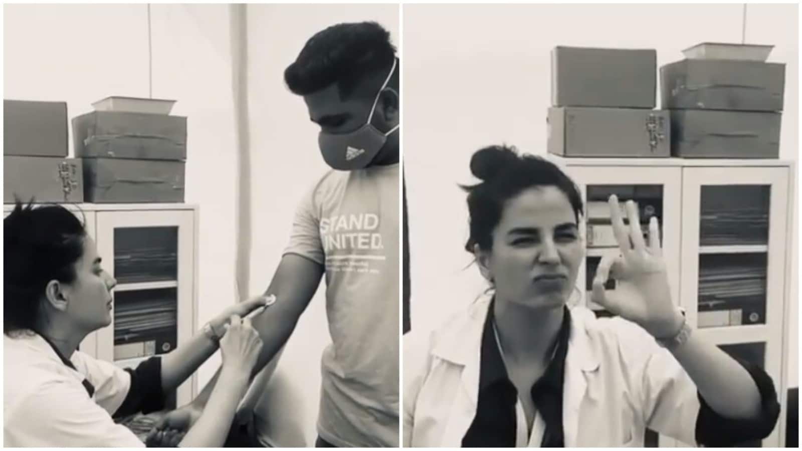 Kirti Kulhari responds after getting trolled for ‘injecting vaccine’ into person’s veins: ‘Bolne do yaar’