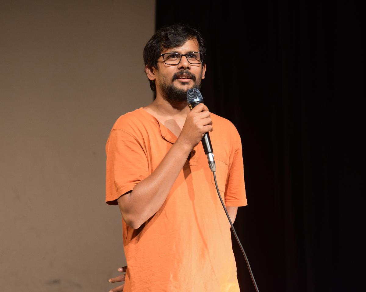 Theatre-maker Lakshman KP, who is recipient of the Shankar Nag award for 2023.