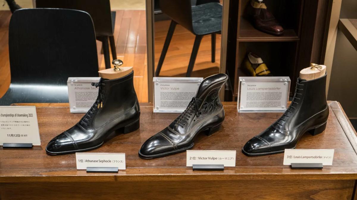 The three prize-winning shoes from The World Championship of Shoemaking will make their stop in Chennai this weekendThe three prize-winning shoes from The World Championship of Shoemaking will make their stop in Chennai this weekend