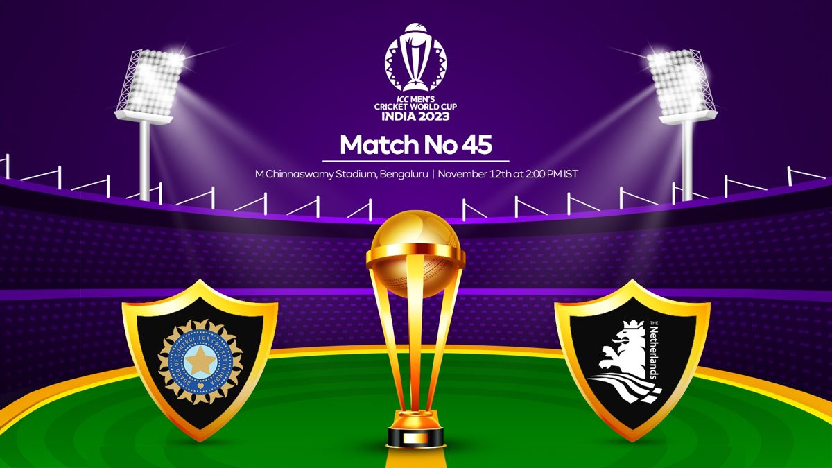 IND vs NED: Check our Dream11 Prediction, Fantasy Cricket Tips, Playing Team Picks for ICC Cricket World Cup 2023, Match 45 on November 12thIND vs NED: Check our Dream11 Prediction, Fantasy Cricket Tips, Playing Team Picks for ICC Cricket World Cup 2023, Match 45 on November 12th
