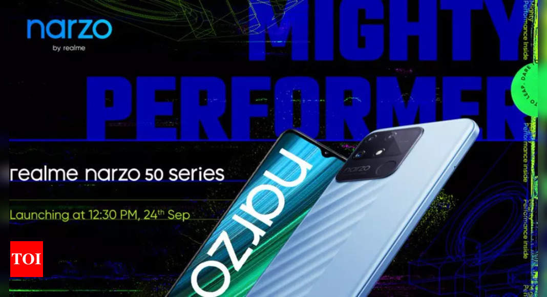 Realme Narzo 50A to launch on September 24 – Times of India