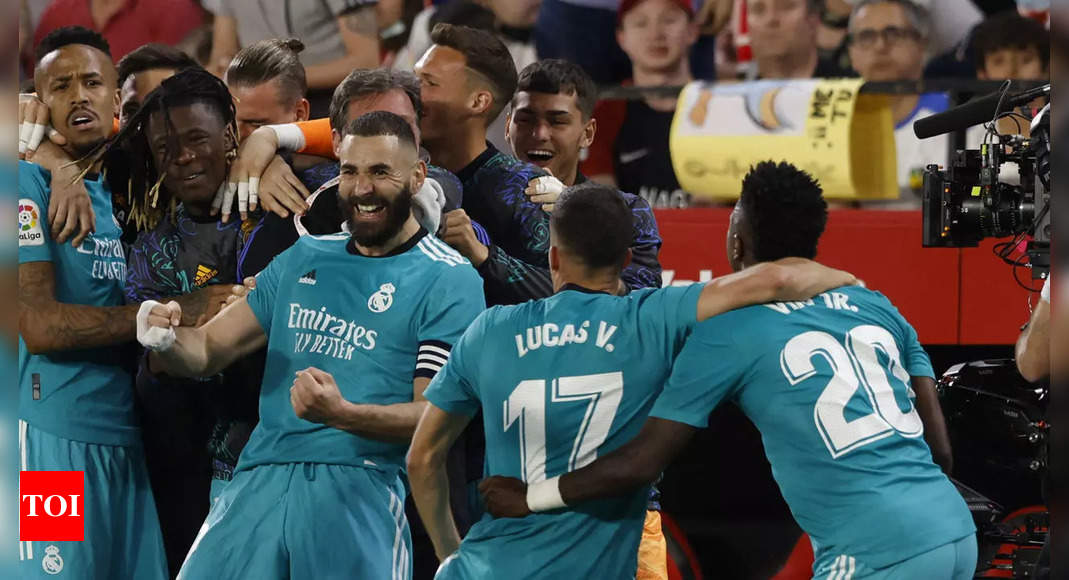 Real Madrid fight back again to stun Sevilla, Atletico Madrid scrape past Espanyol | Football News – Times of IndiaReal Madrid fight back again to stun Sevilla, Atletico Madrid scrape past Espanyol | Football News – Times of India
